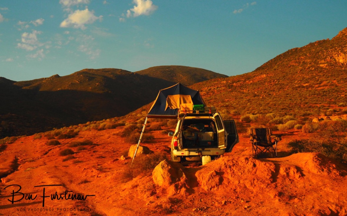 Camping at the foothills of Springbok